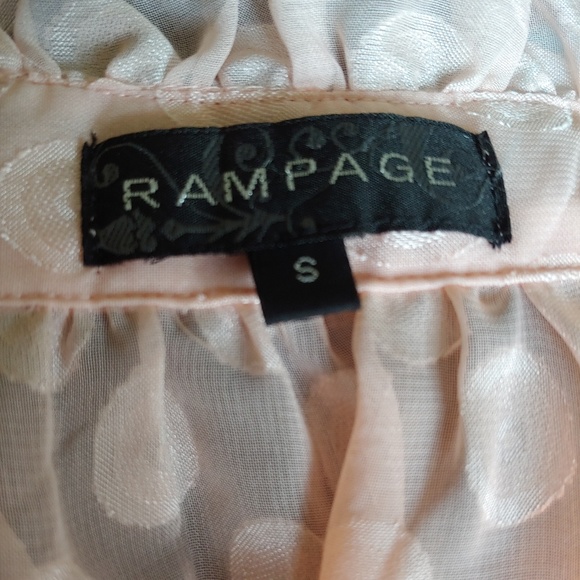 NWT Rampage Pink Ruffled Black Dress - Picture 7 of 8